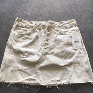 Free People Denim Skirt NWT